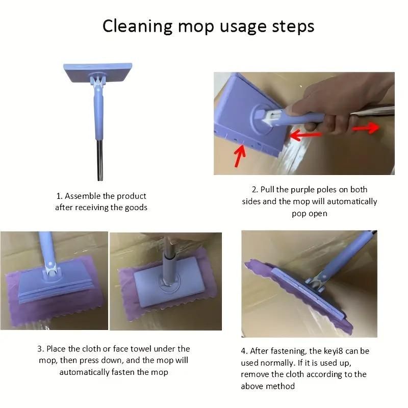 Effortless Dust-Free Cleaning Mop