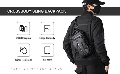 TechSling USB Charging Crossbody Bag | Shoppiso