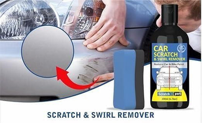 Car Scratch Repair & Shine Kit – 200ML Polishing Cream with Sponge (Pack of 2) | Shoppiso